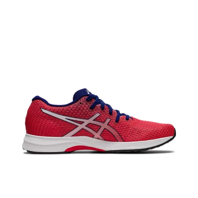 Asics Lyteracer 4 Cushioning, Slip Resistant, And Abrasion Resistant Low Top Running Shoes Women's Red White-1