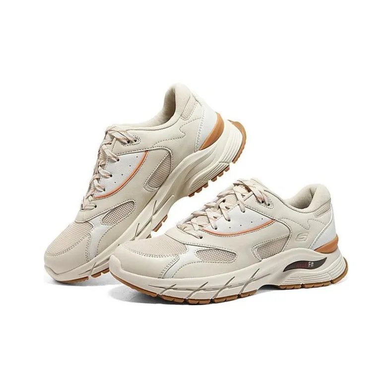 Skechers ARCH FIT BAXTER Anti Slip Wear Resistant Low Top Casual Shoes Men's Taupe-3