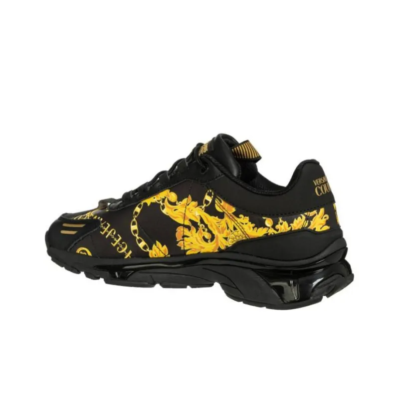 VERSACE JEANS Low Top Casual Shoes Men's Black-2