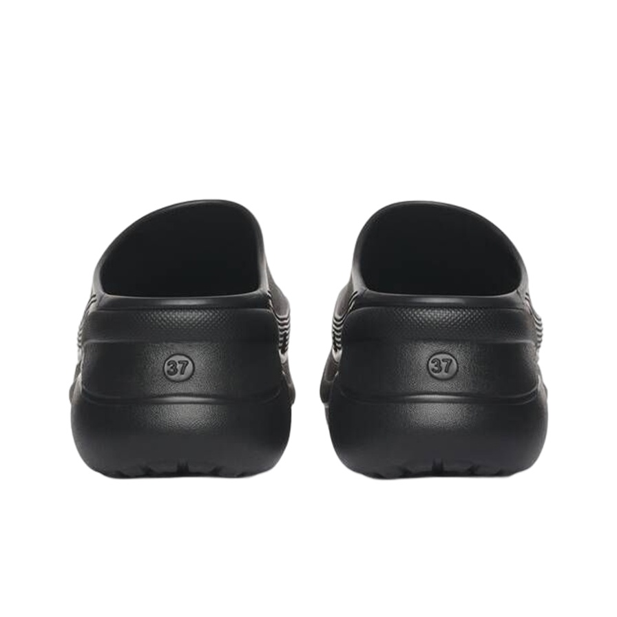 Balenciaga X Crocs Logo-embossed Platform Mules - POIZON
