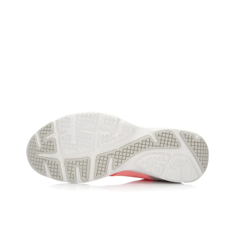LINING Running Shoes Women's Low-Top Peach Red/White-4