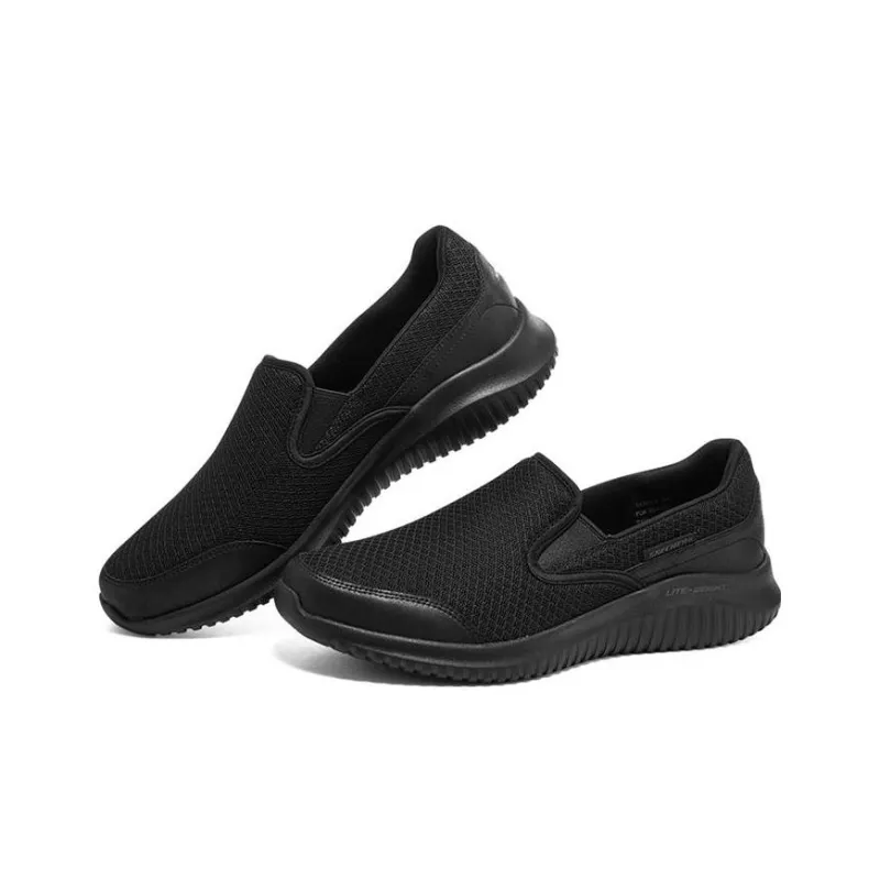 Skechers Flection Cushioning, Slip Resistant, Abrasion Resistant, Lightweight, Rebound Low Top Casual Shoes Men's Black-2