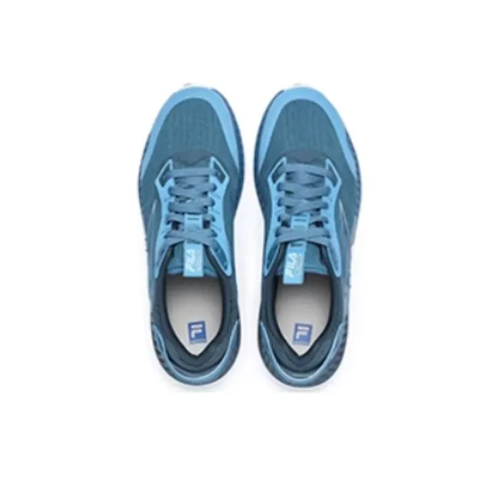 FILA Athletics Cushioning Anti Slip And Wear Resistant Low Top Running Shoes Men's Constant Blue-2