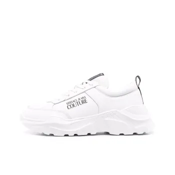 VERSACE Wear-Resistant Low-Top Sports Casual Shoes Men's White