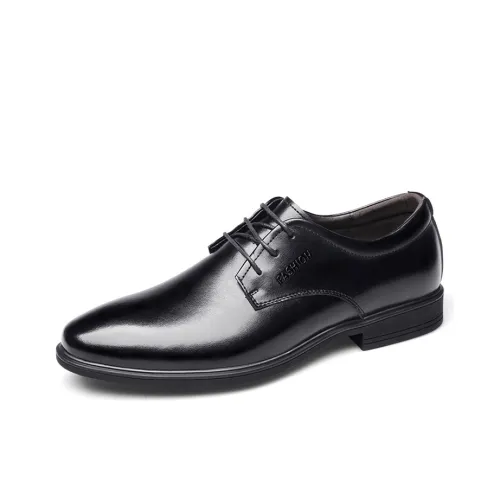 HUANAI Dress Shoes Men Low-Top