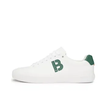 HUGO BOSS Low-Top Stylish Skateboarding Shoes Men's White Green