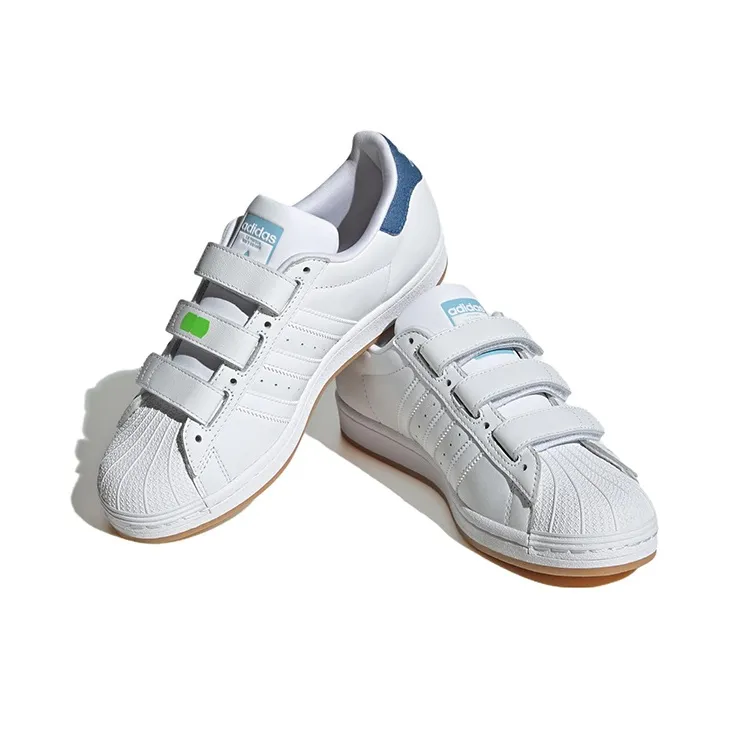 Adidas Kseniaschnaider X Superstar 'White Clear Blue' Women's-2