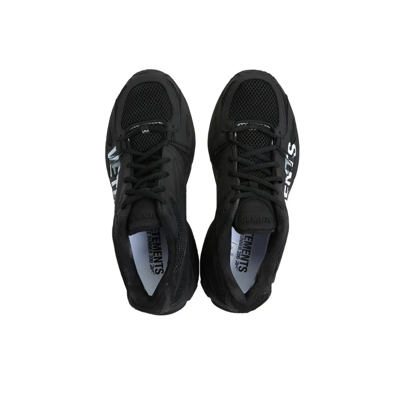 Vetements Low-Top Sports Casual Shoes Unisex Black-3