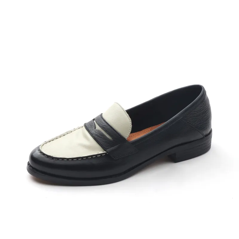 Kacey Devlin Loafers Women's Black, White-2