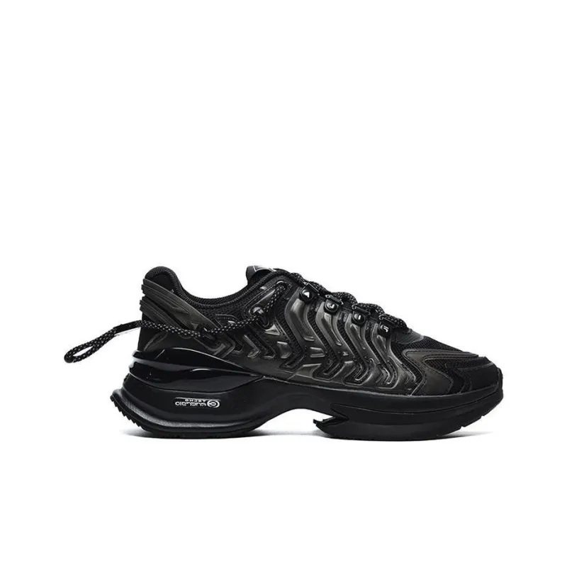 FILA Breathable Low Top Casual Shoes Women's Black-1