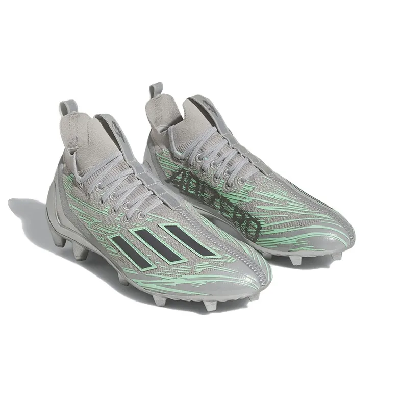 Adidas Adizero Primeknit Flash Cleats 'Grey Mint'-2