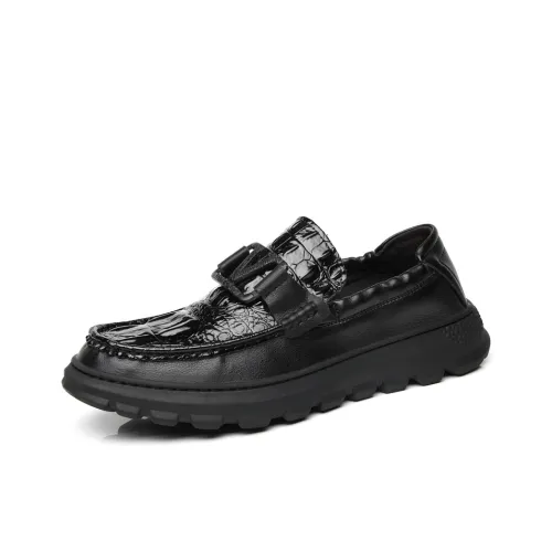 Bellum Han Gommino Loafers Men Low-Top Black