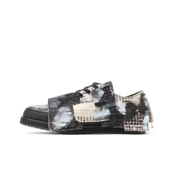 Yohji Yamamoto Low Top Stylish Skateboarding Shoes Men's Black Gray White
