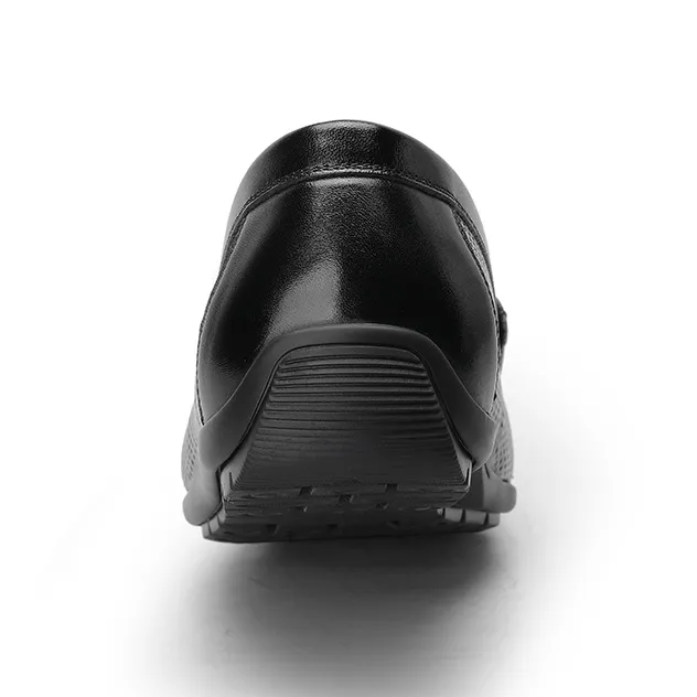 GOLDLION Loafers Men Black/Black Perforated-8