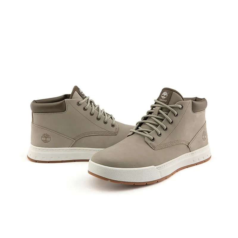 Timberland Maple Grove Leather Chukka Boots 'Light Taupe Nubuck'-4