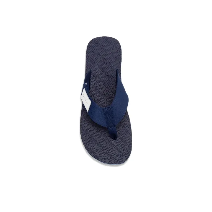 CKJ CALVIN KLEIN JEANS Rubber Sole Flip Flops Men's Blue-2