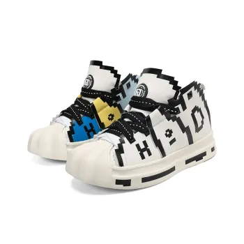 HeeDimensional Slip Resistant Cushioning Height Increasing Skateboard Shoes Unisex Mismatched