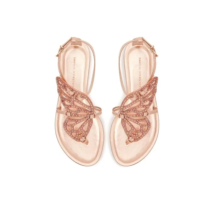 Sophia Webster Butterfly Strap Sandals Women's Light Pink-3