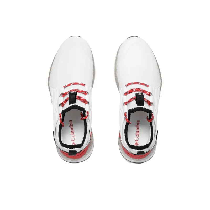 Columbia Slip Resistant, Abrasion Resistant, Waterproof Mid Top Casual Shoes Men's White Red-2