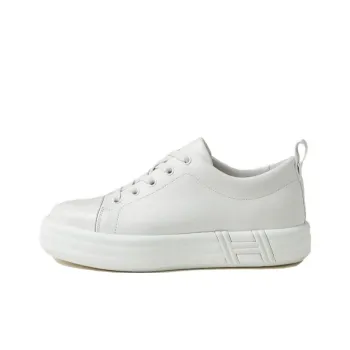 HERMES Happy Low Top Skateboard Shoes Women's White