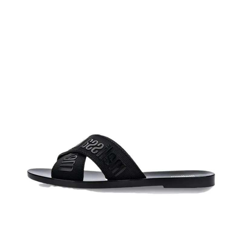 Melissa Slide Slippers Women's Black, Beige, Pink-0