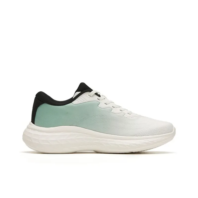 Anta Slip Resistant Breathable Low Top Running Shoes Men's White Green-1