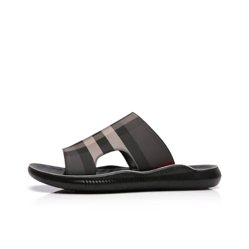 FOXER Slide Slippers Men Black