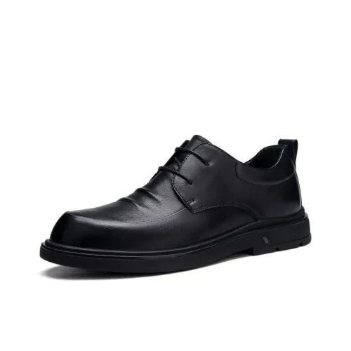 U7 Men's Casual Shoes Men Low-Top Black