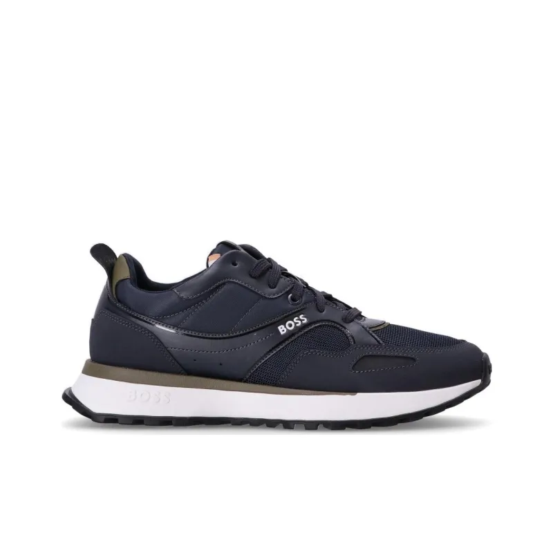 BOSS Panelled Low-top Sneakers-1