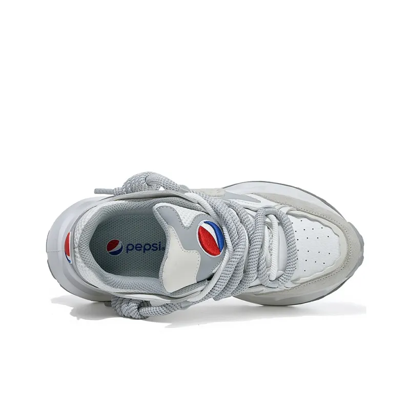 Pepsi Cushioned Abrasion-Resistant Slip-Resistant Low-Top Chunky Sneakers Unisex Exclusive Box-9