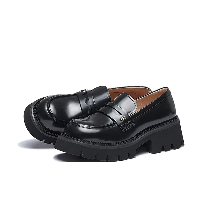 CAMEL Loafers Women's Black/Brown-2