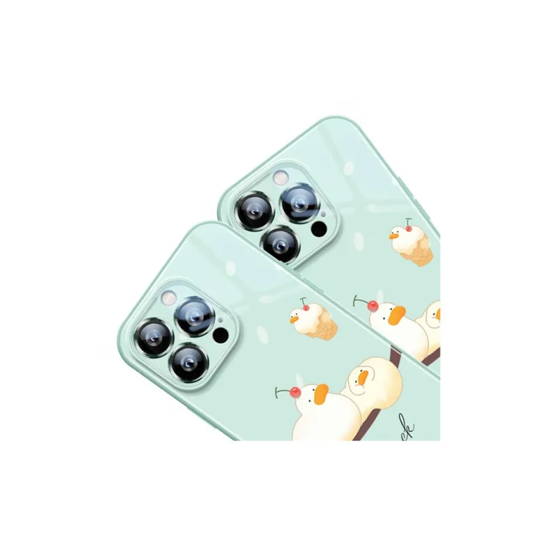 Sen Dog Glass Material Creative Individual Trendy Brand Phone Cases Suitable For Apple 15Promax/Pro/Plus/14/13/12-14