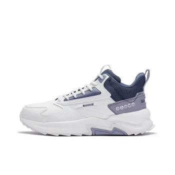 361° Slip Resistant, Abrasion Resistant, Thermal Mid Top Sports Casual Shoes Women's White Purple