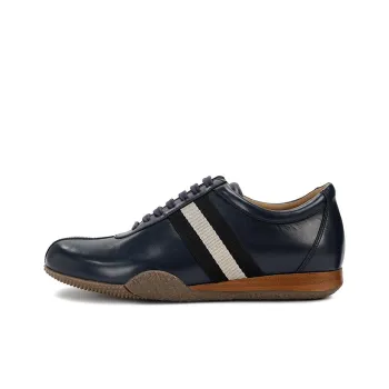BALLY Abrasion Resistant Low Top Casual Shoes Men's Marine Blue