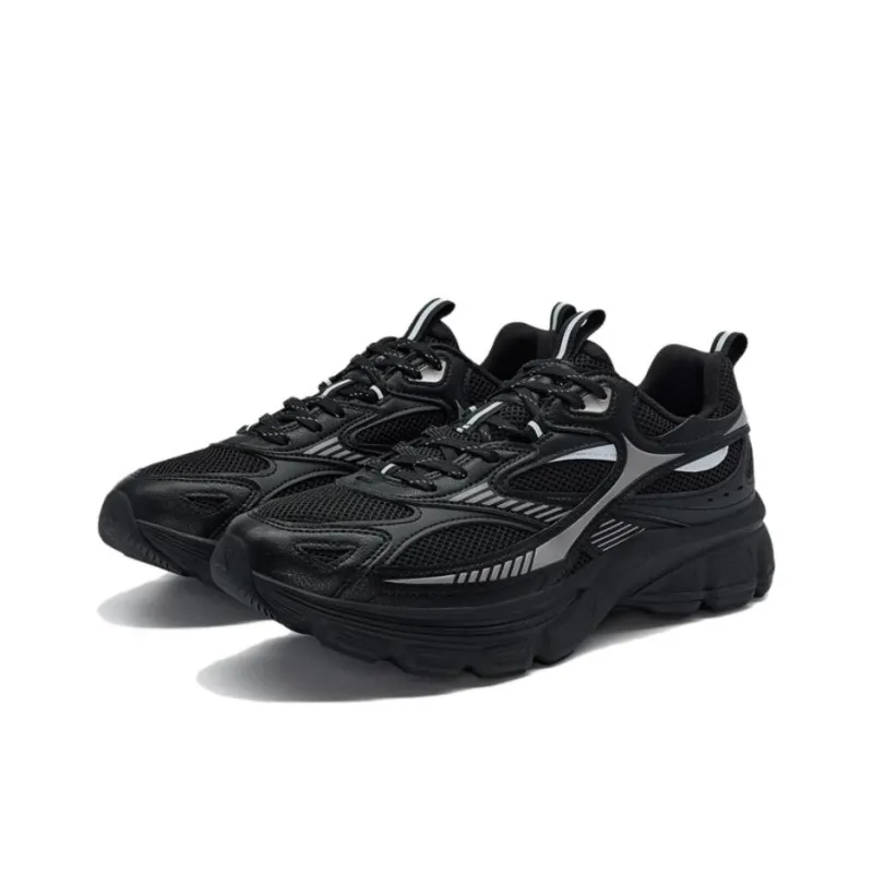 XTEP Enable Source 2000 Anti Slip Wear Resistant Low Top Casual Shoes Men's Black Gray-1