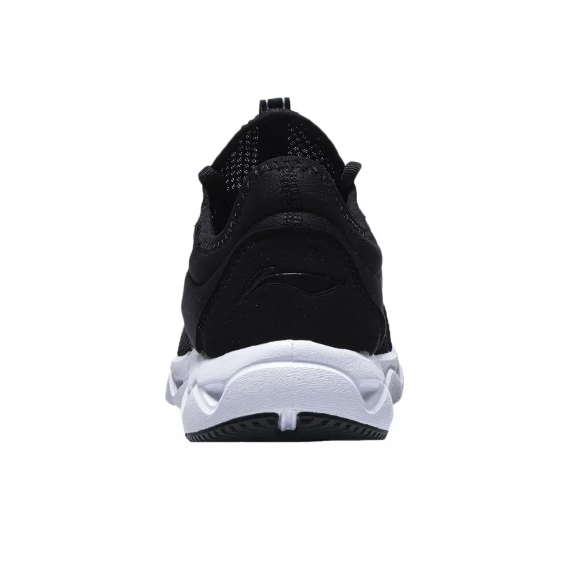 LiNing Cushioning Wear-Resistant Low-Top Running Shoes Women's Black-3