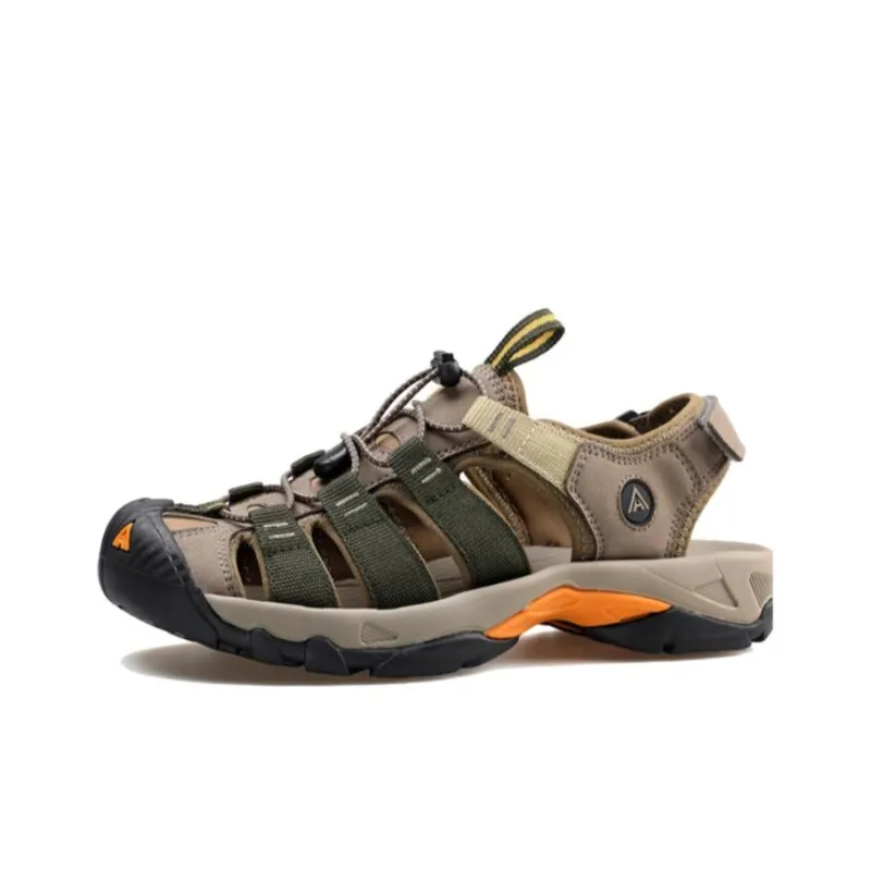 HUMTTO Beach River Trekking Shoes Sports Sandals Olive Green-1
