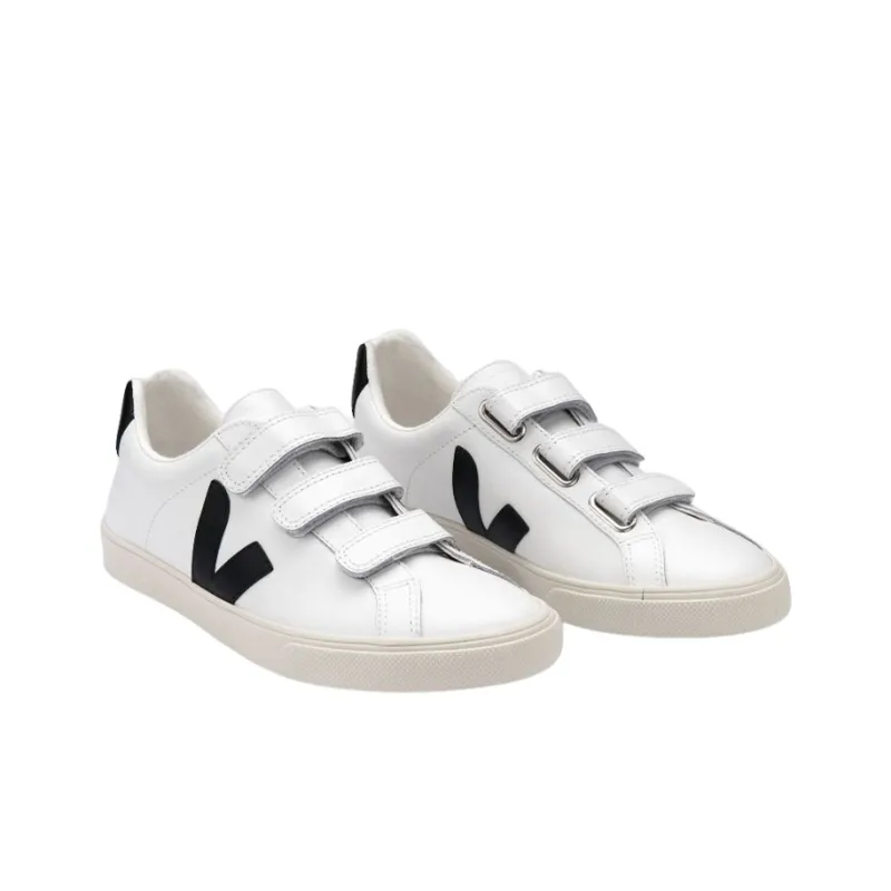 VEJA Esplar 3 Lock Velcro 'White Black'-3