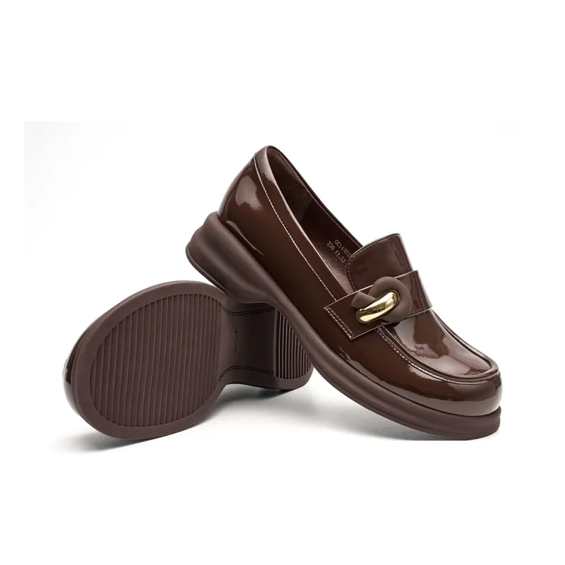 EBLAN Loafers Women's Brown-4