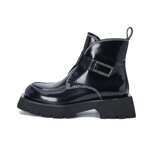 URBAN REVIVO Ankle Boots Women's Jet Black