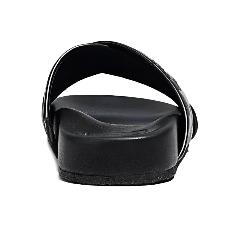 COACH Slide Slippers Men Gray Black-4