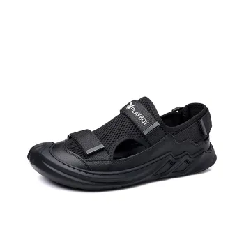 Playboy Playboy Breathable Casual Sandal Beach Shoes Men's Black