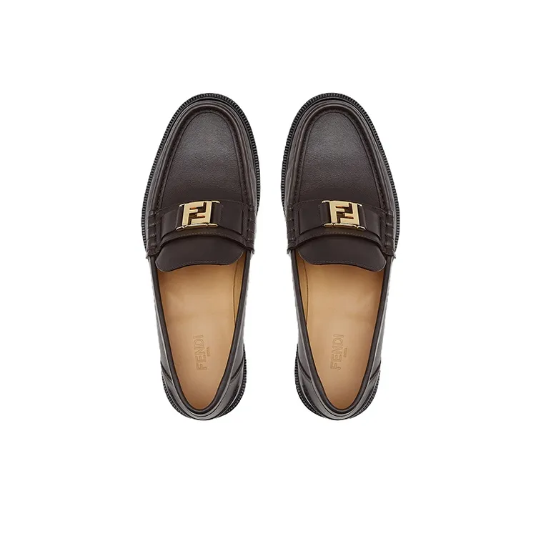 FENDI Ff Squared Slip-On Loafers-3