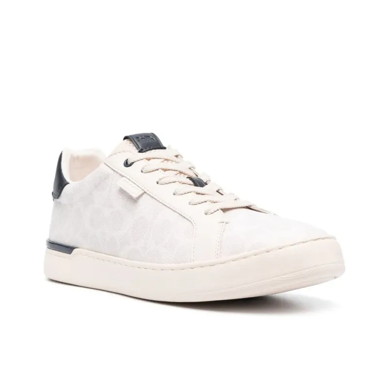 COACH Anti Slip Wear Resistant Low Top Skateboard Shoes Men's Beige-1