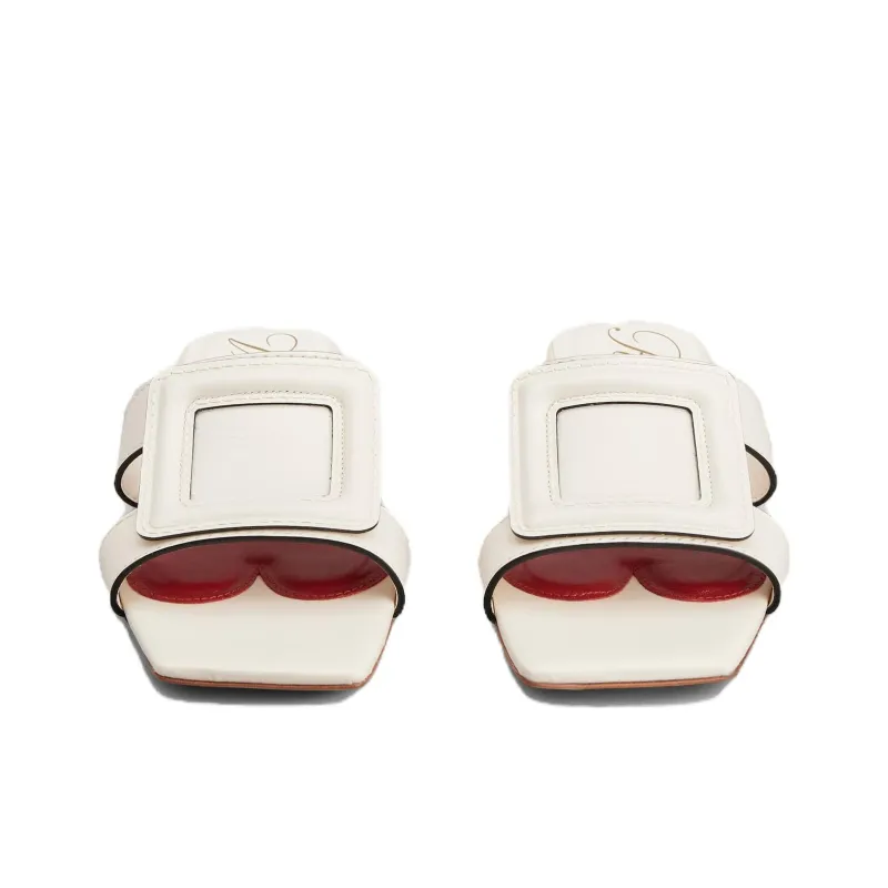 Roger Vivier Stitching Buckle Mules-2