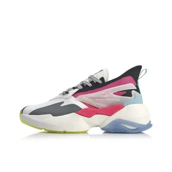 LINING Casual Shoes Women's Low Top Neon Magenta