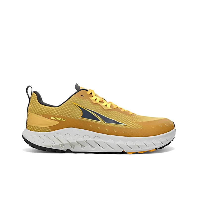 Altra Outroad Anti-Slip Wear-Resistant Low-Top Running Shoes Gray Yellow-1