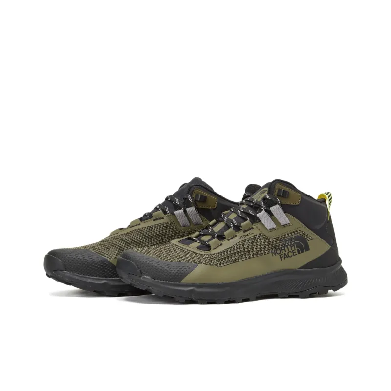 THE NORTH FACE M Cragstone Mid WP Durable Breathable Mid-Top Outdoor Shoes Green Black-2