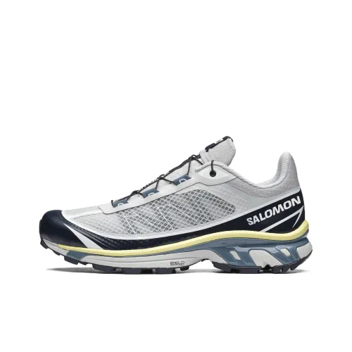 SALOMON XT-6 Running Shoes Unisex Low-Top Gray/Black/Yellow