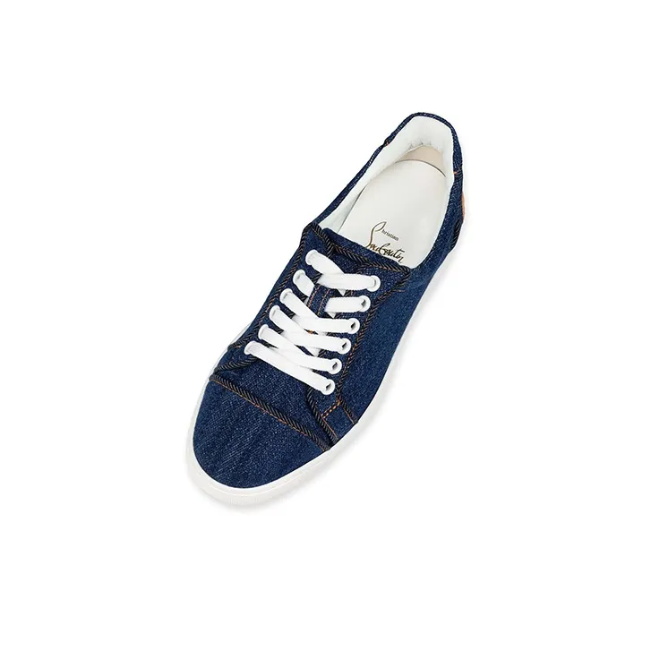 CL LUBOTING Elo Loubi Orlato Low Top Stylish Skateboarding Shoes Women's Blue-2